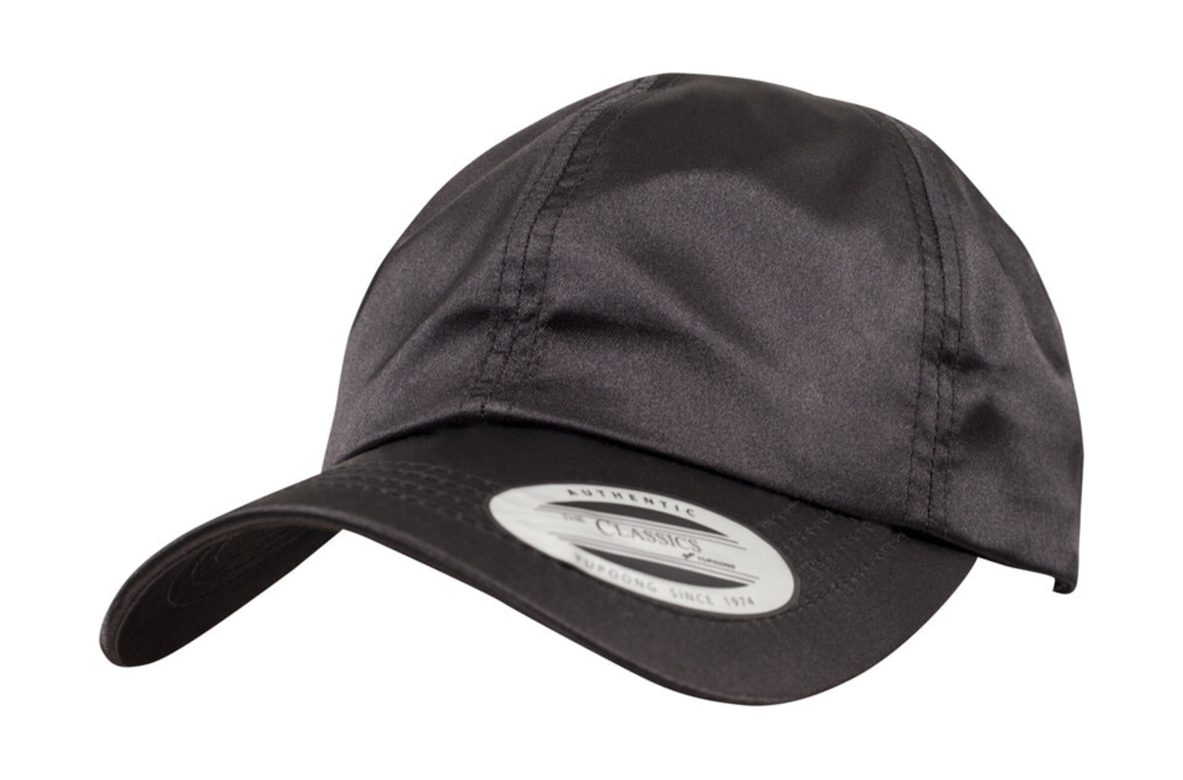 Flexfit Low Profile Satin Cap - Black - One Size