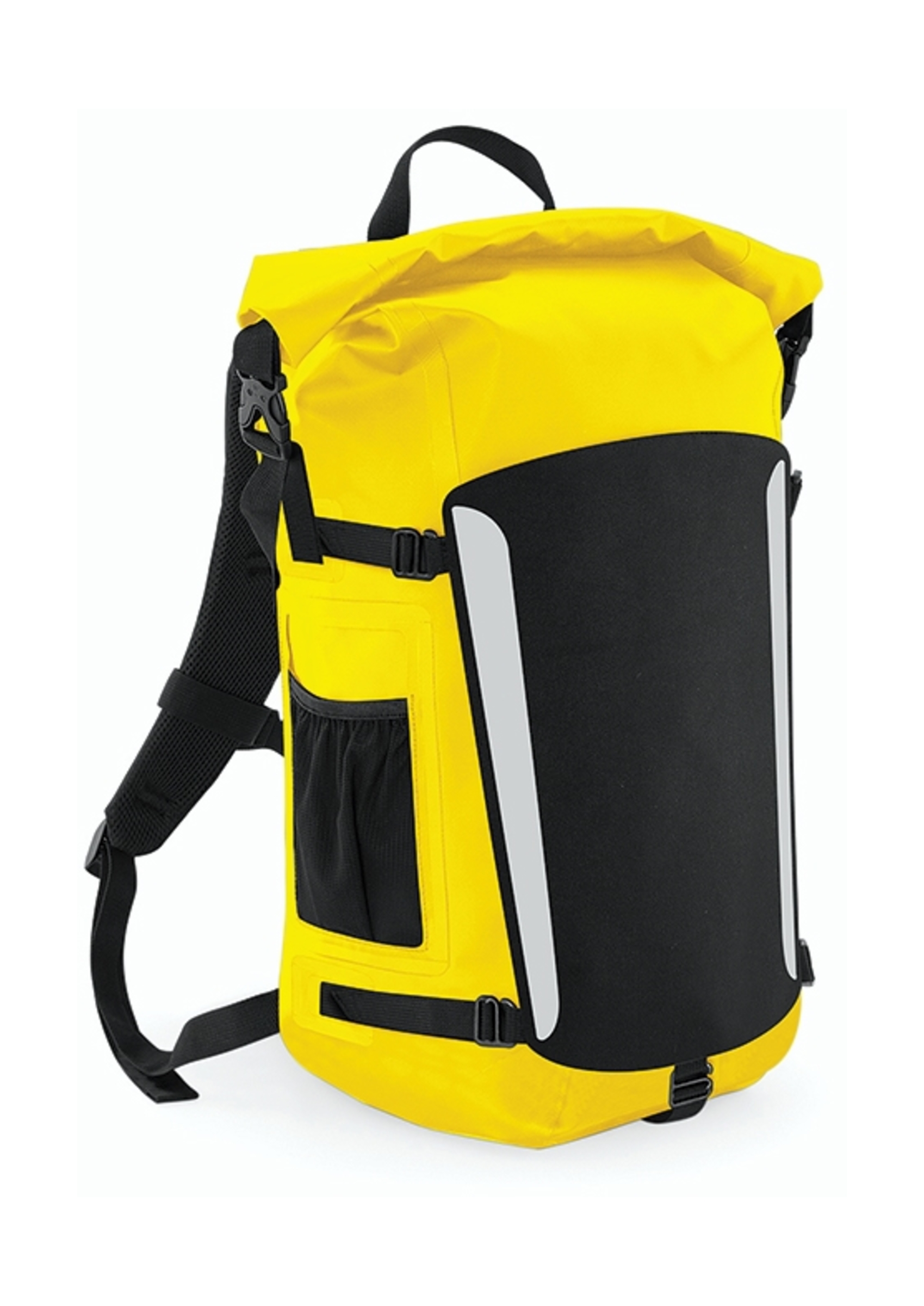 Quadra Slx 25 Litre Waterproof Backpack - Black/Yellow - One Size