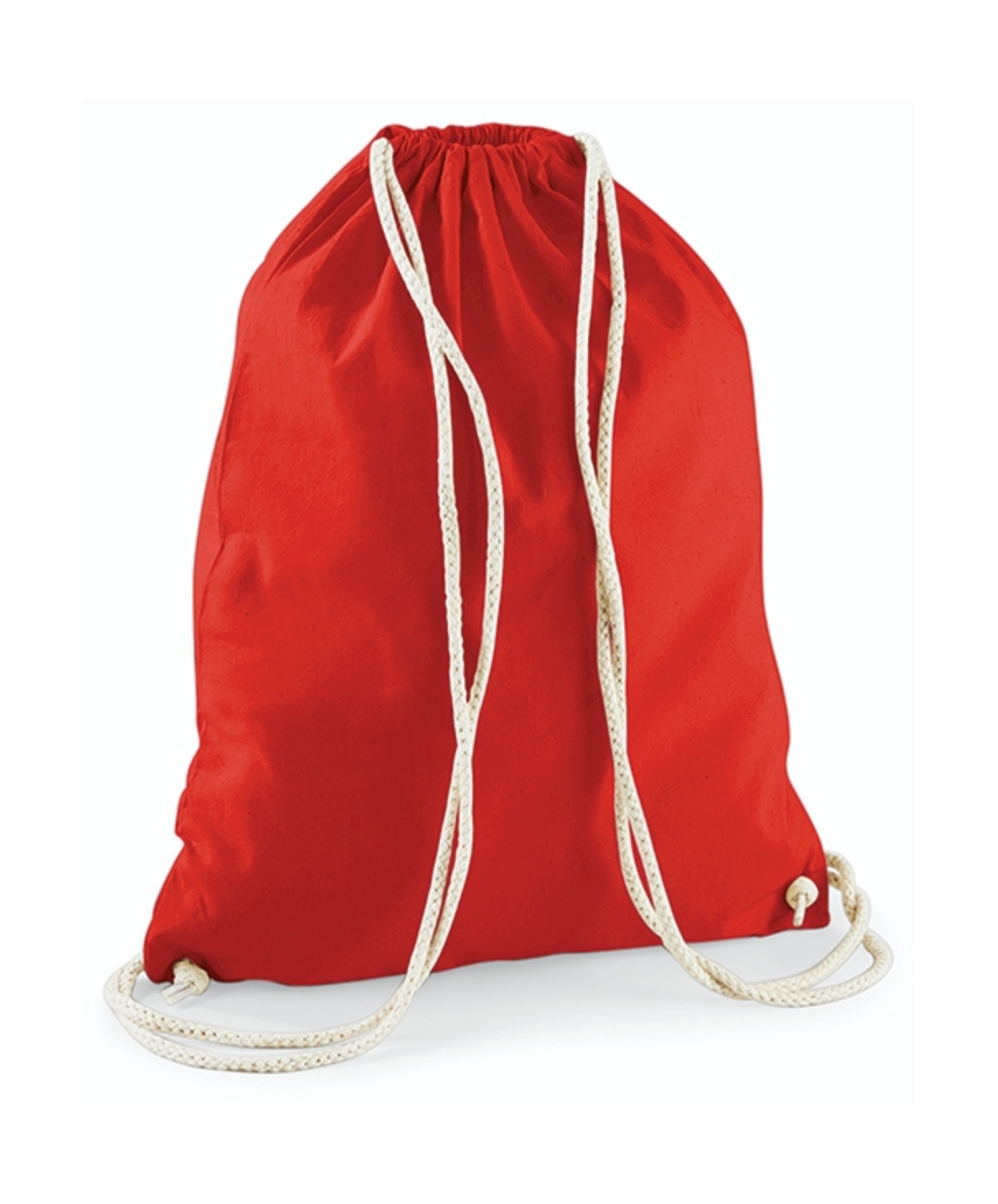Westford Mill Cotton Gymsack - Bright Red - One Size