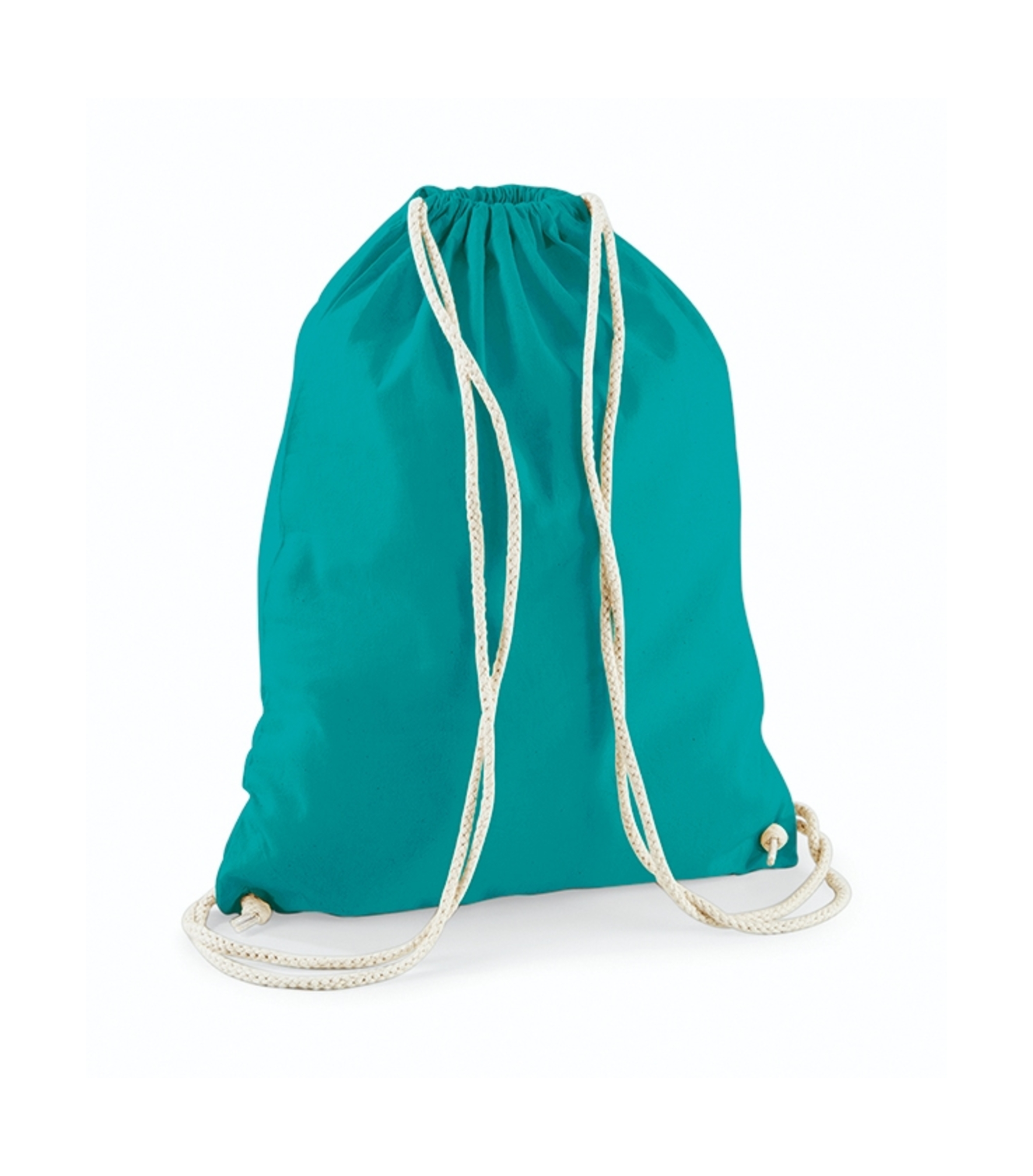Westford Mill Cotton Gymsack - Emerald - One Size