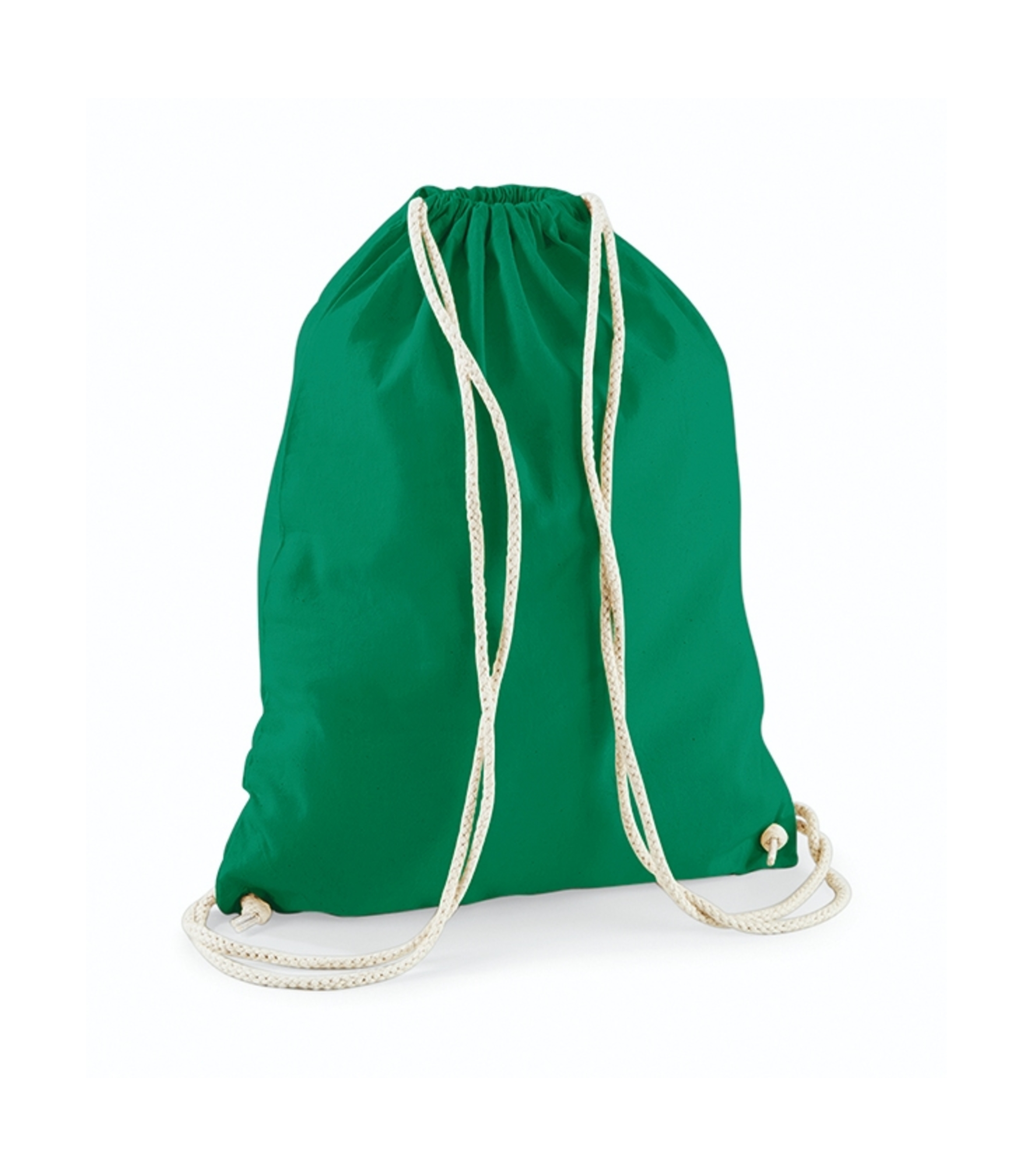 Westford Mill Cotton Gymsack - Kelly Green - One Size