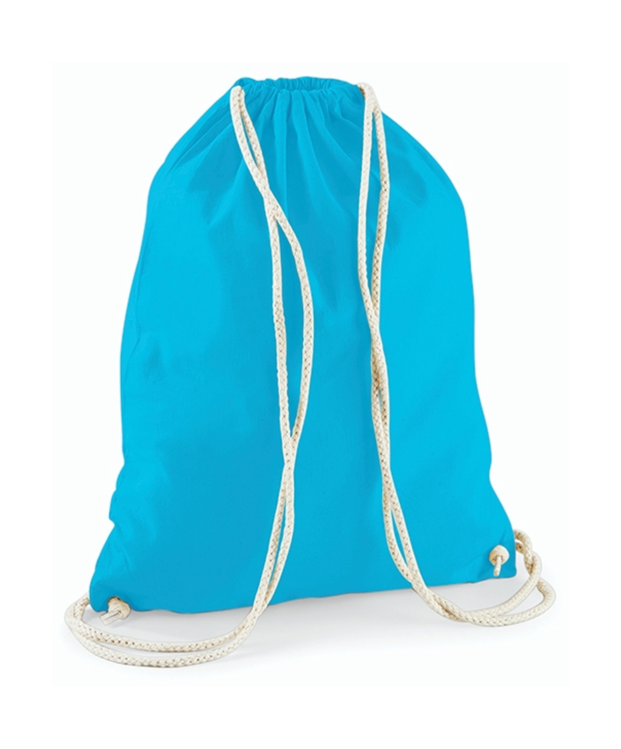 Westford Mill Cotton Gymsack - Surf Blue - One Size