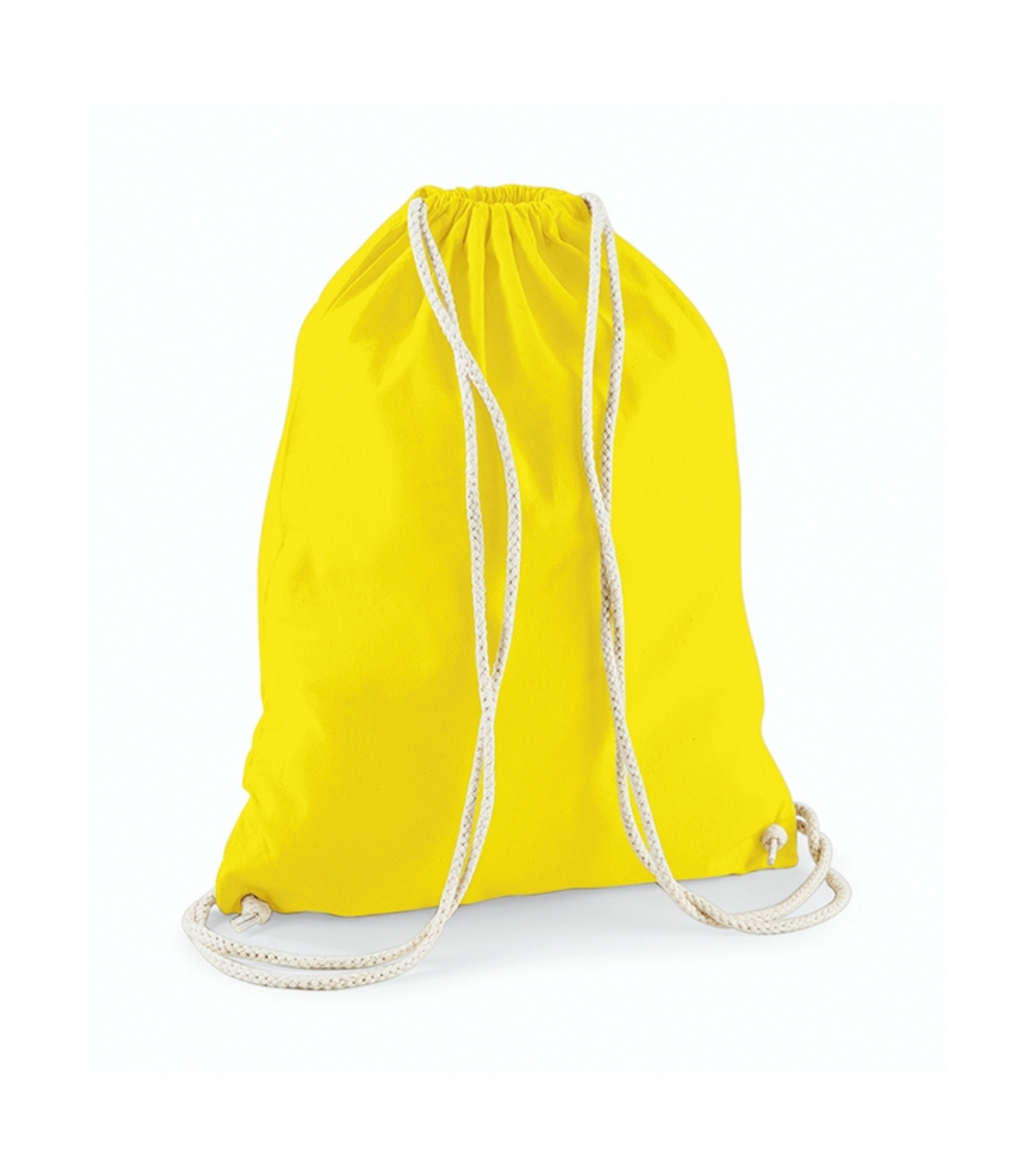 Westford Mill Cotton Gymsack - Yellow - One Size